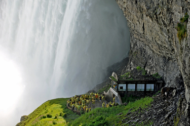 people on the observation platform